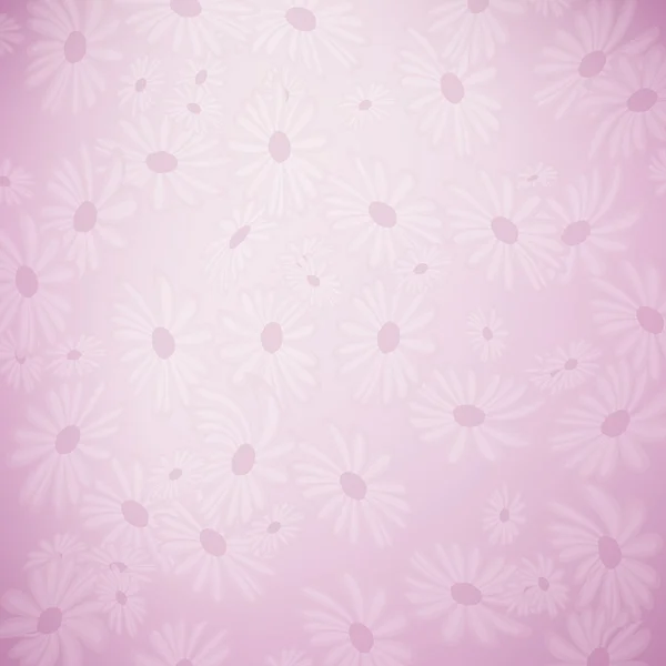 Rosa Blumen Hintergrund — Stockvektor