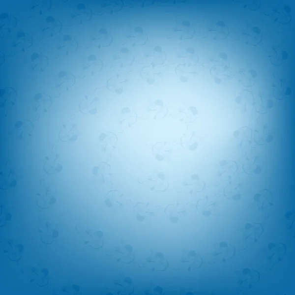 Fond bleu avec Cupidon — Image vectorielle