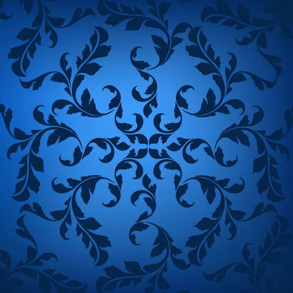 Ornamento azul — Vetor de Stock