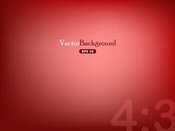 Fondo vector rojo con rejilla — Vector de stock