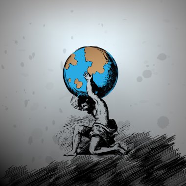 atlas dünyayı destekleyen