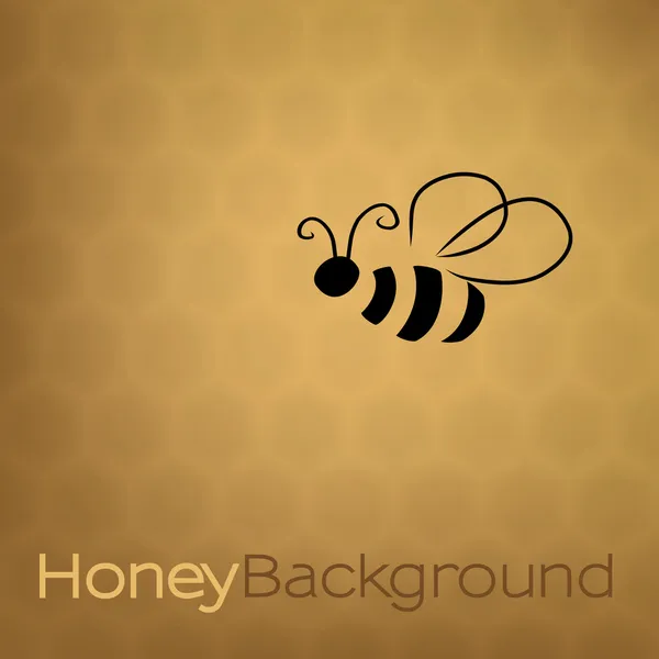 Bee Honey háttér Stock Illusztrációk