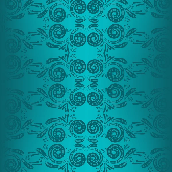 Turquoise ornament — Stock Vector