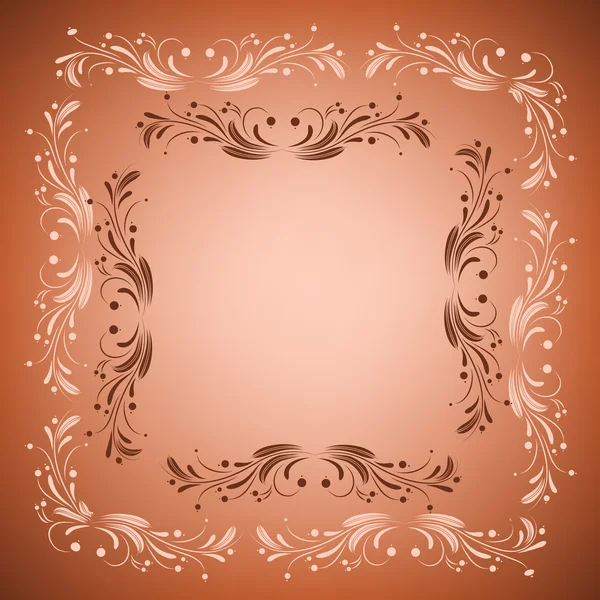 Ornament frame — Stock Vector