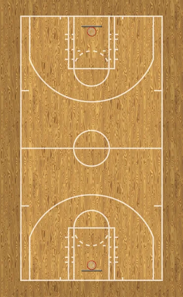 Basketbalveld — Stockfoto