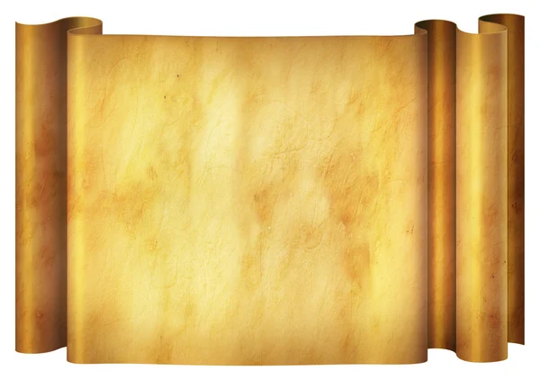 Пергаментный баннер — стоковое фото