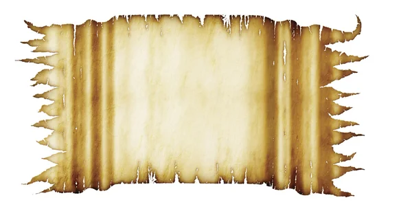 Пергаментный баннер — стоковое фото