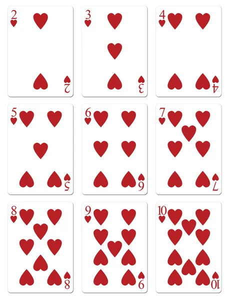 Heart Playing Cards — Stock Photo, Image