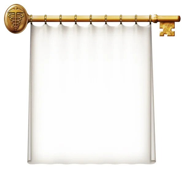 Medical Key Banner — Stock Photo, Image