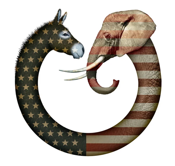 Politiskt parti djur — Stockfoto