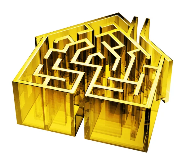 House Maze — Stock Photo, Image