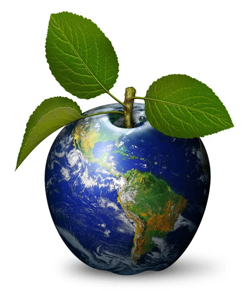 Earth Apple — Stock Photo, Image