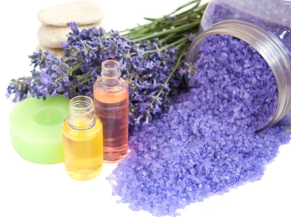 Lavender cosmetic Stock Image