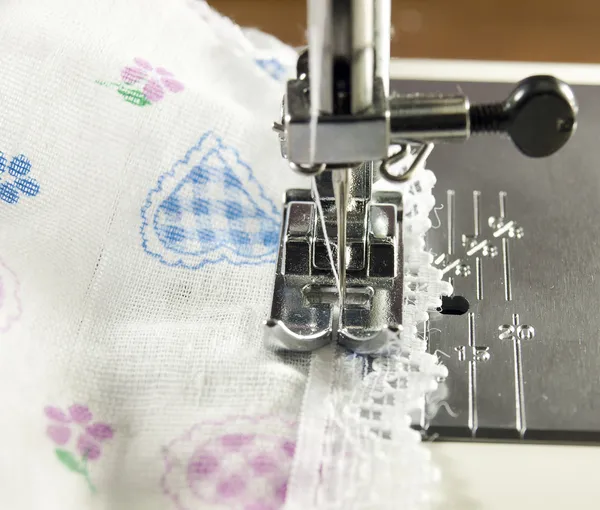Máquina de coser detalle — Foto de Stock