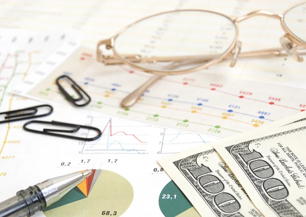 Financial Graph — Stock Photo, Image