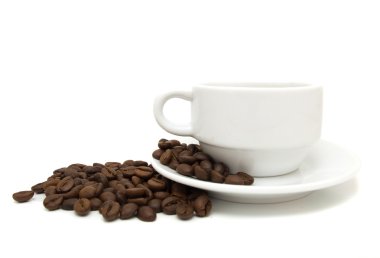 Kahve ve kahve çekirdeği.