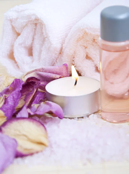 Rose petal spa — Stock Photo, Image