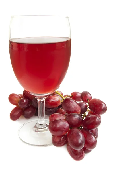 Glass of Red Grape Juice — Stock Photo, Image