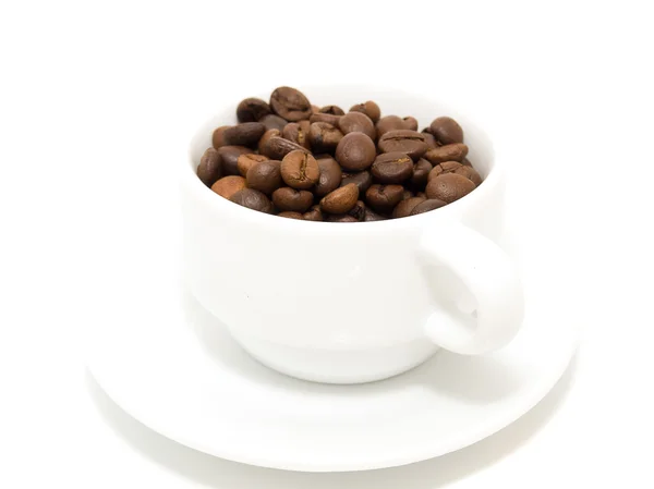 The cup of coffee beans — Stock Photo, Image