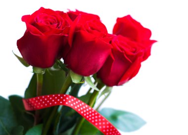 Bir buket kırmızı gül.