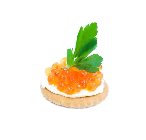 Canapés de caviar —  Fotos de Stock