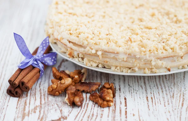 Zelfgemaakte cake — Stockfoto