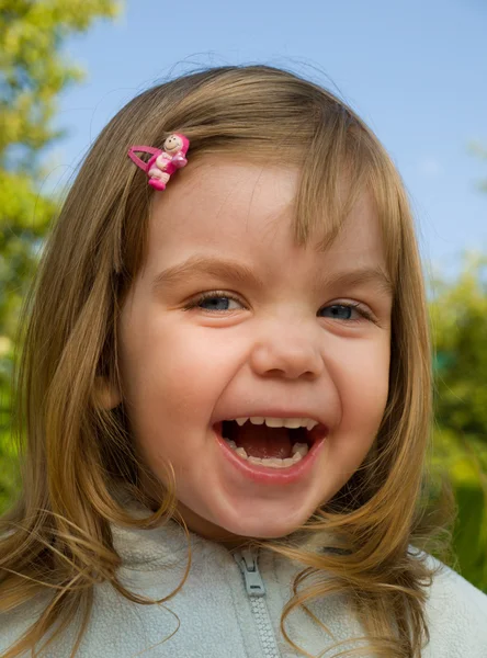 Laughing little girl — Stock Photo, Image
