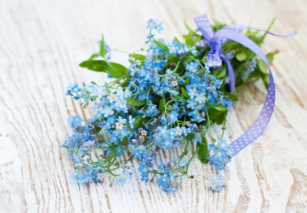 Forget-me-nots blombukett — Stockfoto