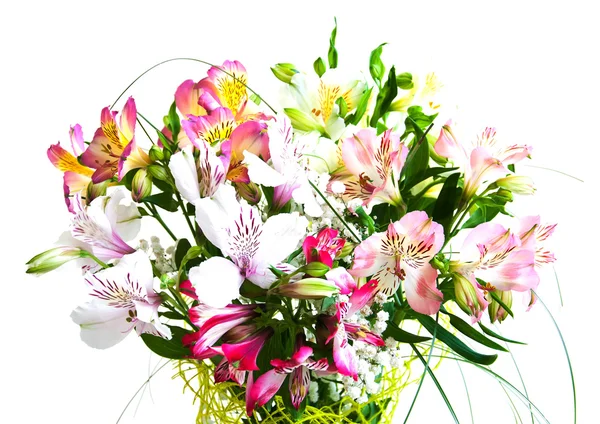 Bukiet kwiatów Alstremeria — Zdjęcie stockowe