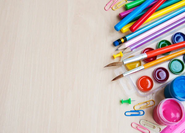 Office or school supplies — Stock Photo, Image