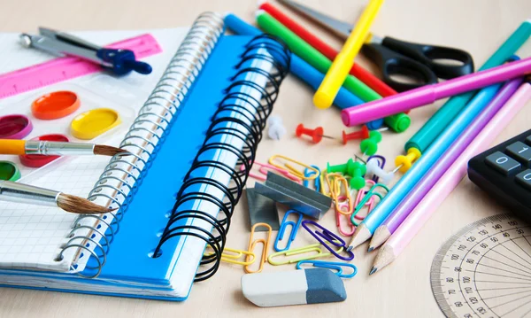 Office or school supplies — Stock Photo, Image