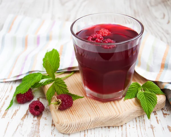 Zomer raspberry drankje — Stockfoto