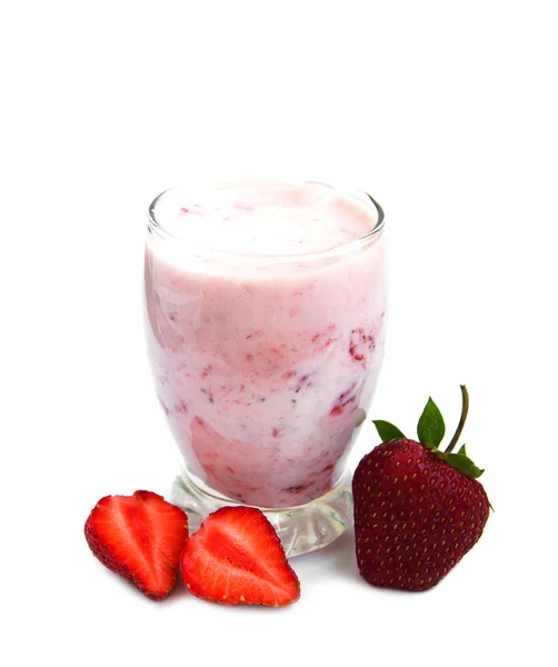 Strawberry Yogurt — Stock Photo, Image
