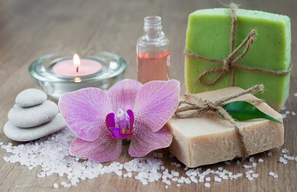 Natural Herbal Soap — Stock Photo, Image