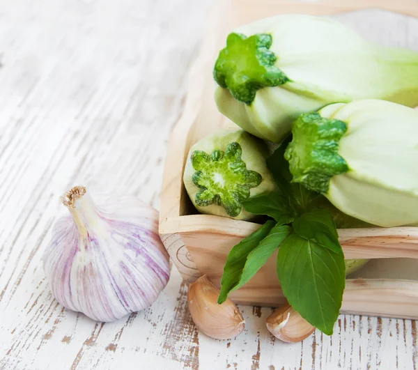 Green zucchini — Stock Photo, Image