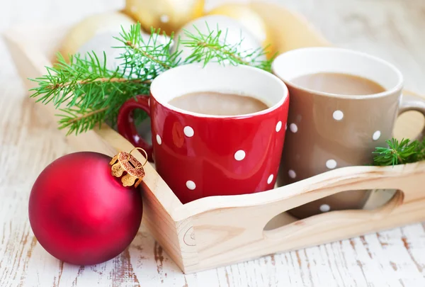 Vánoční cappuccino — Stock fotografie
