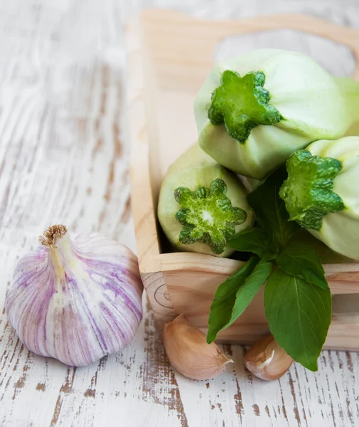 Grön zucchini — Stockfoto