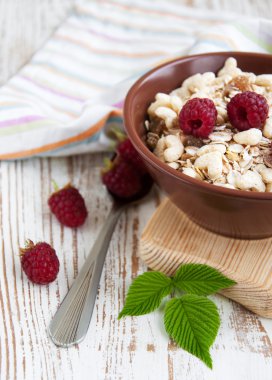 Sağlıklı kahvaltı.