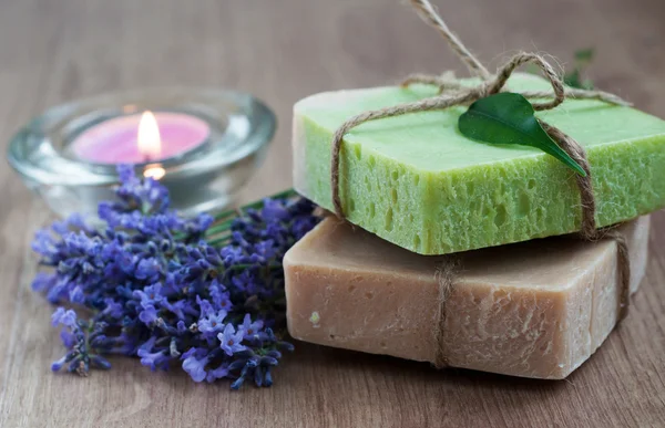 Natural Herbal Soap — Stock Photo, Image