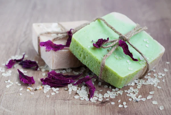 Natural handmade Herbal Soap — Stock Photo, Image