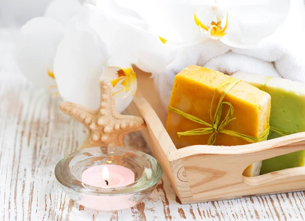 Natural Herbal Soap — Stock Photo, Image