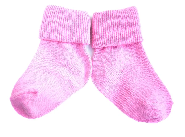 Baby Socken auf weiß — Stockfoto