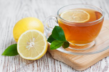 çay ve limon dilim