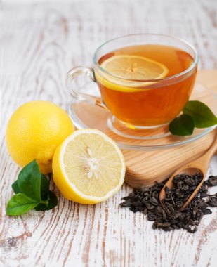 çay ve limon dilim