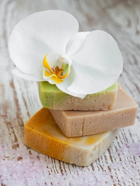 Natural Herbal Soap — Stock Photo, Image