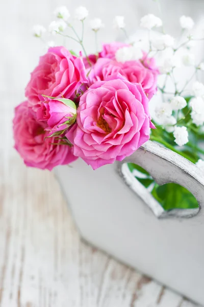 Roze rozen — Stockfoto