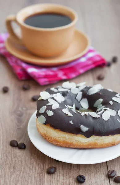 Café e donut — Fotografia de Stock