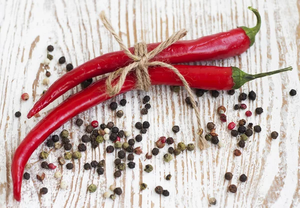 Red Hot Peppers — Stock Photo, Image