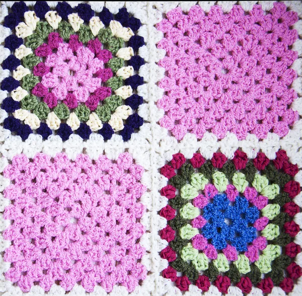 Crochet Blankets — Stok Foto