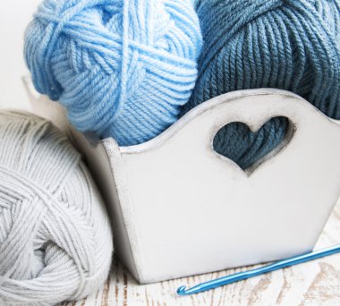 kanca ve örgü iplik kroşe